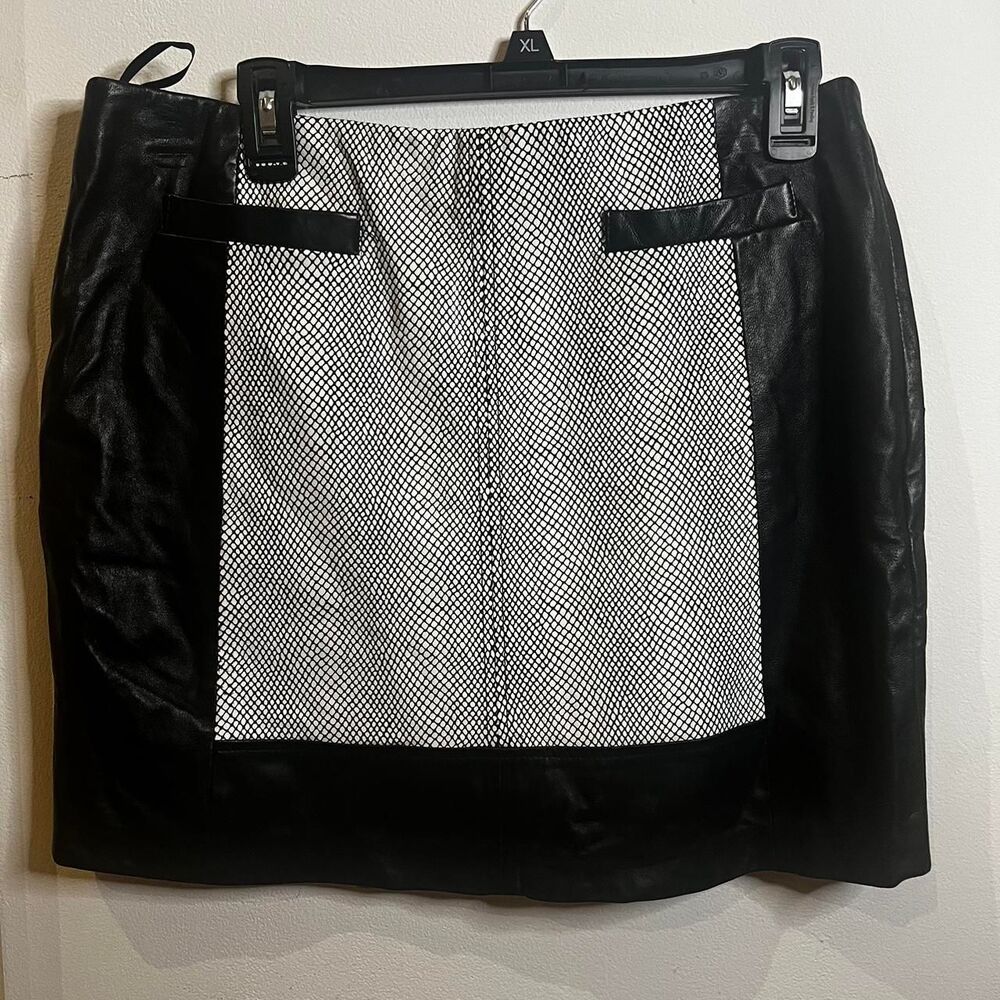 Nanette-lepore Women's Black and White Skirt